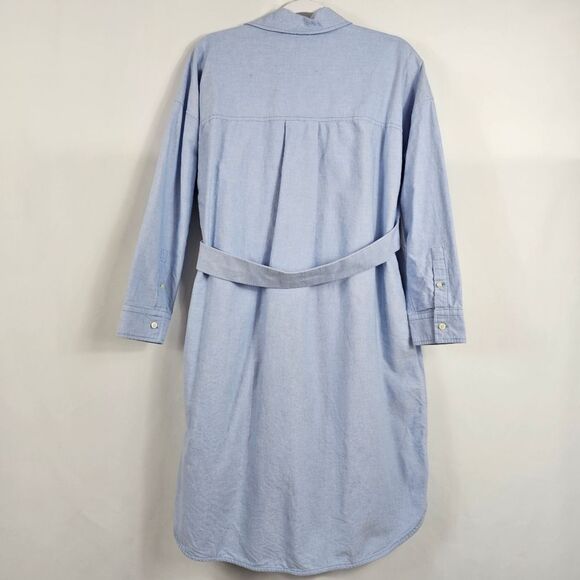 Everlane The Oxford Shirtdress Blue Base - Size XS - Picture 9 of 12